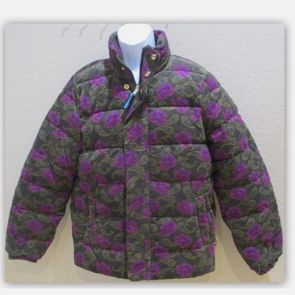 Designer Houston White Adult Floral Paisley
Print Puffer Jacket- Men's - Picture 7 of 9